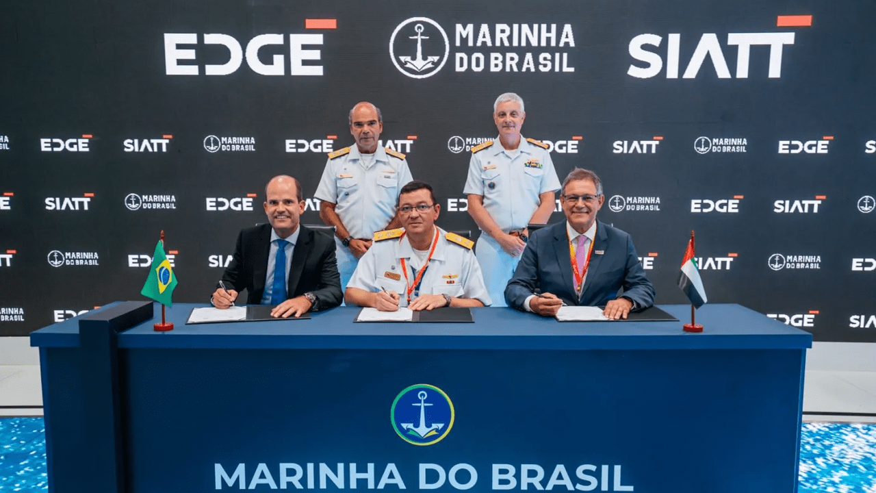 ”إيدج“ تبرم اتفاقيات دفاعية مهمة مع البحرية البرازيلية