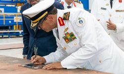 ضمن "مشروع السروات".. البحرية السعودية ترسي العارضة الرئيسية لسفينة قتالية جديدة