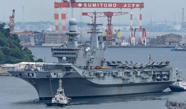 لأول مرة... حاملة طائرات ايطالية تزور اليابان