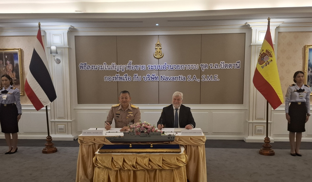 نافانتيا تجهز سفن البحرية التايلاندية بأنظمة قتالية متطورة