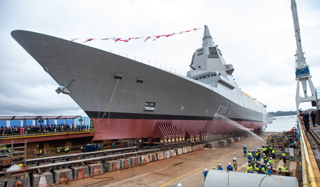 نافانتيا تدشّن أول فرقاطة حديثة من فئة F-110 لصالح البحرية الإسبانية