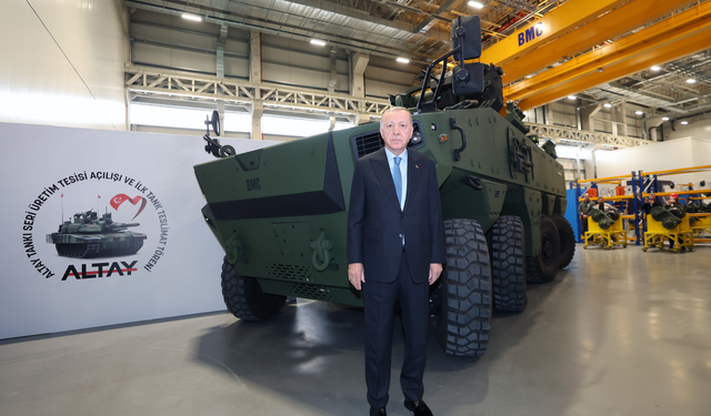 أردوغان يفتتح مصنع إنتاج دبابات "ألتاي" بالتزامن مع دخول أول دبابة إلى الخدمة مع الجيش التركي