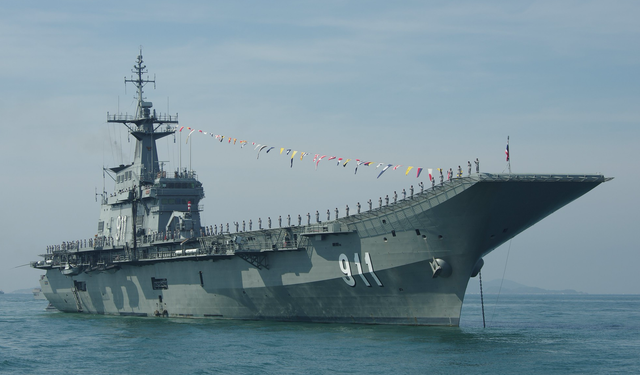 تايلاند تحدّث حاملة طائراتها الوحيدة بالتعاون مع شركة "تاليس"